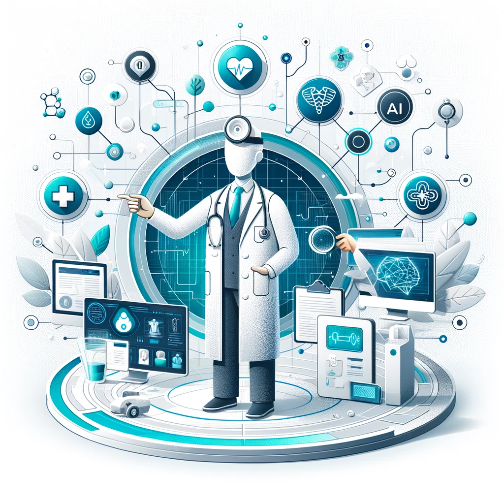 DALL·E 2024-02-10 17.57.51 - Design a creative and professional thumbnail for a blog post on utilizing an AI model to enhance the credibility and expertise of hospitals through Na DALL·E 2024-02-10 17.57.51 - Design a creative and professional thumbnail for a blog post on utilizing an AI model to enhance the credibility and expertise of hospitals through Na